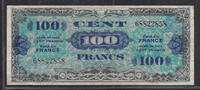 FRANCE . 100 Francs. DRAPEAU, FAHNE . Ohne Serie . -