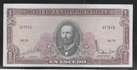 CHILE. Un Escudo Serie: M 18. 6 Stellig. 6 Chiffres . -
