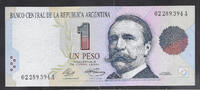 ARGENTINA 1 Peso Surfix: A . -