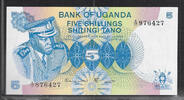 UGANDA. 5 Shillings. .Idi Amin Dada. Serie: A/17 . -