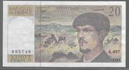 FRANCE. 20 Francs. DEBUSSY. Komponist, Compositeur.Alphabet: A.027 . -