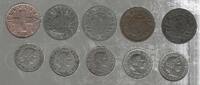 SVIZRA, SVIZZERA, SUISSE, SCHWEIZ. 2 et 5 Rappen. 10 MÜNZE. MONNAIES . -