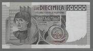 ITALIA/ITALIE. 10000 Lire. ' DEL CASTAGNO '. Porträt eines Mannes. Portrait d'un homme .Serie: IC/O . -