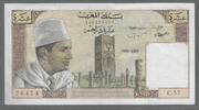 MAROC./MOROCCO. 10 Dirhams. ROI MOHAMMED V . Alphabet: C.57 . -