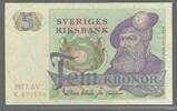 SVERIGE. SWEDEN . 5 Kronor. Roi Gustav Vasa . Serie: AV/K . -