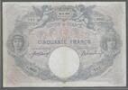 FRANCE. 50 Francs. BLEU et ROSE. Alphabet: L. 8055 . -