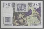 500 Francs. 07/02/1946. FRANCE. CHATEAUBRIAND . Alphabet: C.65  . Gutes sehr schön .
