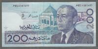 MAROC./MOROCCO. 200 Dirhams. ROI HASSAN II. Serie: (85) . -