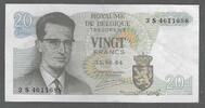 BEIGIË/BELGIEN/BELGIQUE. 20 Frank, Francs. ROI BAUDOUIN 1er . Serie: 3 S . -