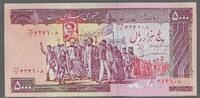 IRAN. 5000 Rials. (1983)  Révolution  . Fast NEU. AU-55.