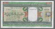 MAURITANIE. 500 Ouguiya. Série: T 016 . Nummer, numéro: 97779 . -