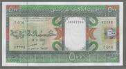 MAURITANIE. 500 Ouguiya. Série: T 016 . Nummer, numéro: 97779 . -