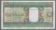 MAURITANIE. 500 Ouguiya. Série: T 016 . Nummer, numéro: 97779 . -