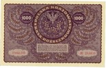 POLOGNE 1000 MAREK I ère série DB -