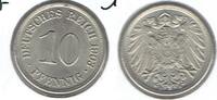 ALLEMAGNE 10 PFENNIG Grand aigle. Großer Adler . -