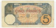 AFRIQUE OCCIDENTALE FRANÇAISE 5 FRANCS Dakar. Serie: F 3207 . -