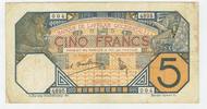 AFRIQUE OCCIDENTALE FRANÇAISE 5 FRANCS Dakar. Serie: Z 4895 N° 004 . -