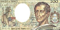 FRANCE 200 FRANCS 1987 H.045 Presque SUP(sans trou) 19,00 EUR  Excl. 10,80 EUR Verzending