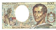 FRANCE 200 FRANCS 1986 D.038 Beau TTB(sans trou,trace de trombone)) 19,00 EUR  Excl. 10,80 EUR Verzending