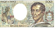 FRANCE Y.027 200 FRANCS 1985 TTB