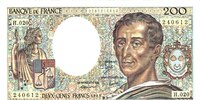 FRANCE H.020 200 FRANCS 1983 TTB/SUP (sans trou)