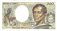FRANCE 200 FRANCS 1985 Y.029 * VF