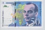 FRANCE 50 FRANCS 1999 Antoine de Saint-Exupéry. Série: U048 . Fast NEU -1