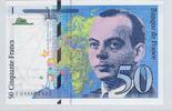 FRANCE 50 FRANCS 1999 Antoine de Saint-Exupéry. Série: Z048 . Fast NEU -1