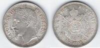 FRANCE. 1 FRANC . NAPOLEON III A=PARIS . -