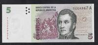 ARGENTINE 5 PESOS Série A . -