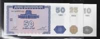 ARMENIE 10,25,50 DRAM 3 Notes . -