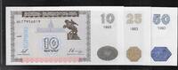 ARMENIE 10,25,50 DRAM 3 Notes -