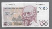 BEIGIË/BELGIEN/BELGIQUE. 100 FRANCS/FRANK. Achitekt: Hendryk Beyaert. Serie: 114 . -
