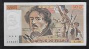 France 100 francs 1985 DELACROIX. Alphabet: V.100 VF+