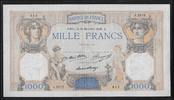 FRANCE 1000 FRANCS "CERES et MERCURE Alphabet J.2672" -