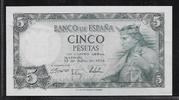 ESPAGNE 5 PESETAS "SANS SERIE" -