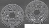 FRANCE 20 CENTIMES TYPE 20 . -