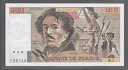 FRANCE 100 FRANCS DELACROIX. (modifié) GRAND FILIGRANE. Großes VZ. Alphabet: R.7 -