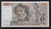FRANCE 100 Francs 1991 "Alphabet G.193 *Petit Filigrane(rond!)" VF