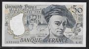 FRANCE 50 Francs Qentin de la Tour. Alphabet K.42 . -