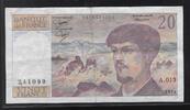 FRANCE 20 Francs DEBUSSY: Alphabet: A.013 . -