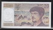 FRANCE 20 Francs "Debussy Alphabet C.007" -