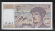 FRANCE 20 Francs Debussy. Alphabet: E.019. -