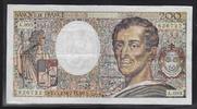 FRANCE 200 Francs "Montesquieu Alphabet A.093" -