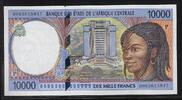 ETATS de l'AFRIQUE CENTRALE. 10000 Francs. P=TCHAD -