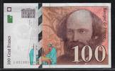 FRANCE 100 Francs 1998 "CEZANNE Alphabet J051" VF+