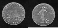 FRANCE. 1 Franc. SEMEUSE de O.ROTY . -