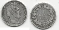 France 5 Francs Louis Philippe Ier. I=Limoges. Rand mit Relief. Tranche en relief . -