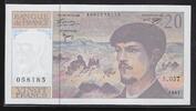 FRANCE 20 Francs Debussy. Alphabet A.057 . -
