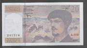 FRANCE 20 Francs "DEBUSSY.Alphabet A.053" -